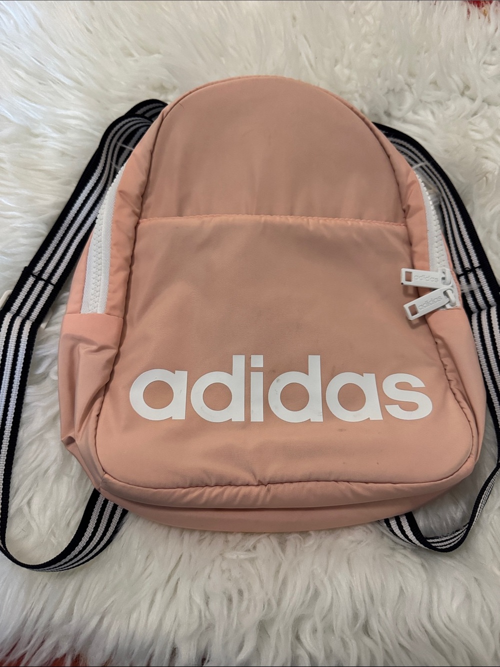 Adidas Core Pink Mini Backpack - Picture 7 of 8